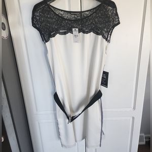 Express slip dress with lace
